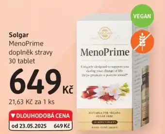 dm drogerie Solgar MenoPrime doplněk stravy nabídka