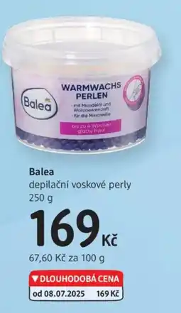 dm drogerie Balea depilační voskové perly nabídka