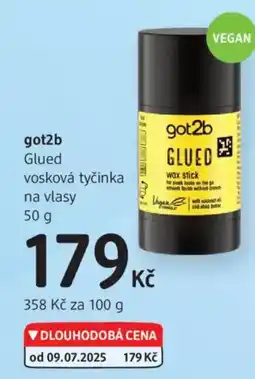 dm drogerie Got2b Glued vosková tyčinka na vlasy nabídka