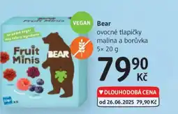 dm drogerie Bear ovocné tlapičky malina a borůvka nabídka