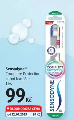 dm drogerie Sensodyne Complete Protection zubní kartáček nabídka