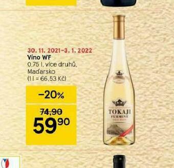 Tesco Víno wf nabídka