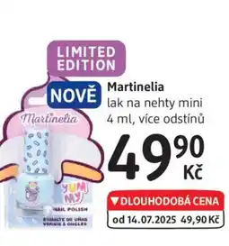 dm drogerie Martinelia lak na nehty mini nabídka