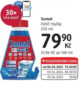 dm drogerie Somat čistič myčky nabídka
