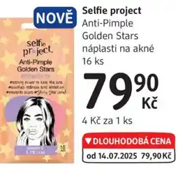 dm drogerie Selfie project Anti-Pimple Golden Stars náplasti na akné nabídka