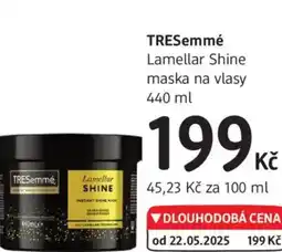 dm drogerie TRESemmé Lamellar Shine maska na vlasy nabídka