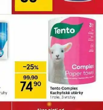 Tesco Tento komlex kuchyňské utěrky nabídka