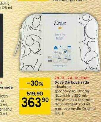 Tesco Dove dárková sada nabídka