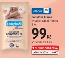 dm drogerie Babylove Mama chladicí zábal nohou nabídka