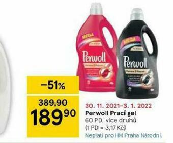 Tesco Perwoll speciální gel na praní nabídka