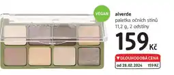 dm drogerie Alverde paletka očních stínů nabídka