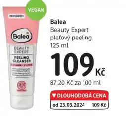 dm drogerie Balea Beauty Expert pleťový peeling nabídka