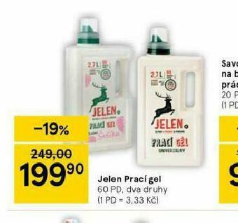 Tesco Jelen prací gel nabídka