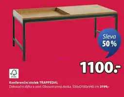 JYSK Konferenční stolek TRAPPEDAL nabídka