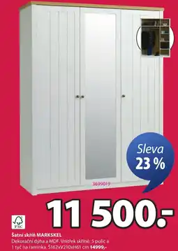 JYSK Šatní skříň MARKSKEL nabídka