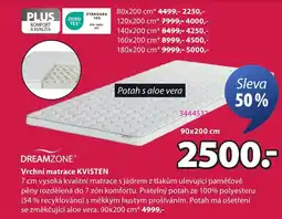 JYSK Vrchní matrace KVISTEN nabídka