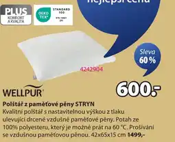 JYSK Polštář z paměťové pěny STRYN nabídka