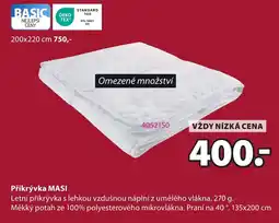 JYSK Přikrývka MASI nabídka