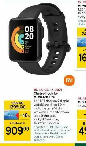 Tesco Chytré hodinky mi watch lite nabídka