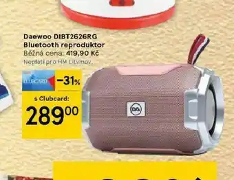 Tesco Bluetooth reproduktor daewoo nabídka