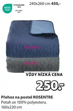 JYSK Přehoz na postel ROSENTRE nabídka