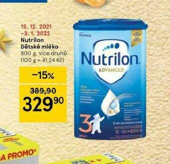 Tesco Nutrilon dětské mléko nabídka