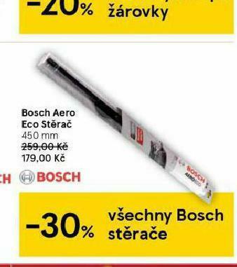 Tesco Bosch aero eco stěrač nabídka