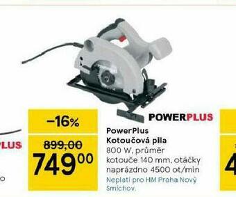 Tesco Powerplus kotoučová pila nabídka