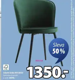 JYSK Jídelní židle RISSKOV nabídka