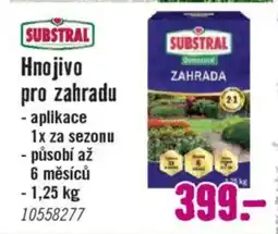 Hornbach SUBSTRAL Hnojivo pro zahradu nabídka