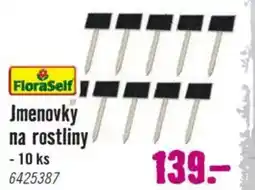 Hornbach Jmenovky na rostliny nabídka