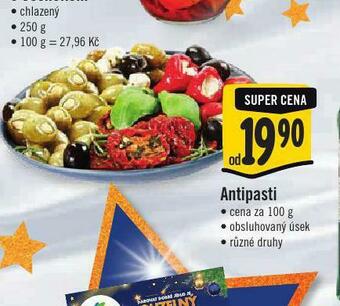 Jip Antipasti nabídka