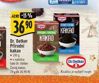 Jip Dr. oetker přírodní kakao nabídka
