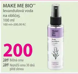 Hebe MAKE ME BIO levandulová voda na obličej nabídka
