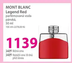 Hebe MONT BLANC Legend Red nabídka