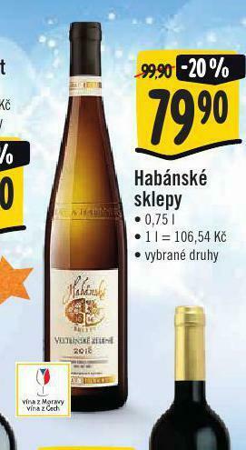 Jip Habánské sklepy nabídka