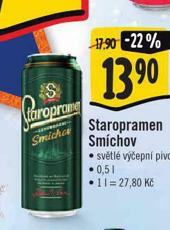 Jip Pivo staropramen smíchov nabídka