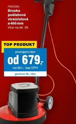 DEK Bruska podlahová víceúčelová nabídka