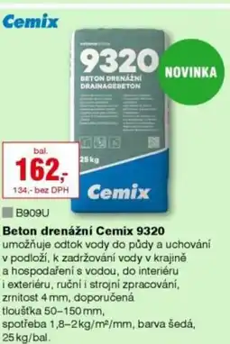 DEK Beton drenážní Cemix 9320 nabídka