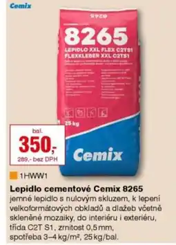 DEK Lepidlo cementové Cemix 8265 nabídka