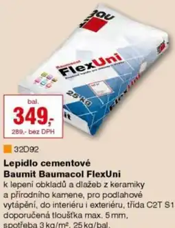DEK Lepidlo cementové Baumit Baumacol FlexUni nabídka
