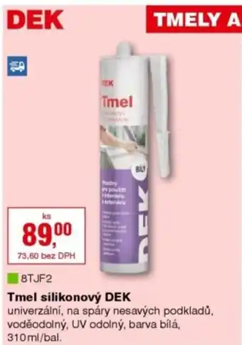 DEK Tmel silikonový DEK nabídka