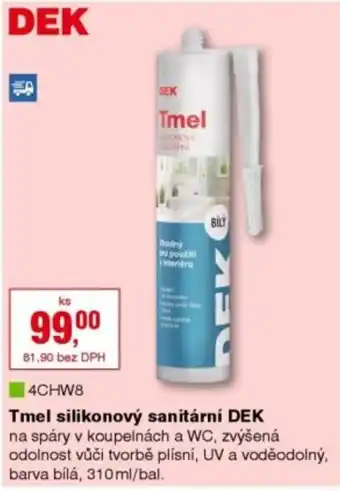 DEK Tmel silikonový sanitární DEK nabídka