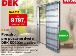 DEK Pouzdro pro posuvné dveře DEK SD300 do zdiva nabídka