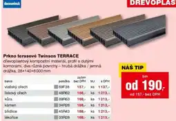 DEK Prkno terasové Twinson TERRACE nabídka