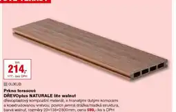 DEK Prkno terasové DŘEVOplus NATURALE lite walnut nabídka