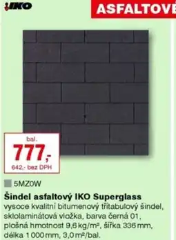 DEK Šindel asfaltový IKO Superglass nabídka
