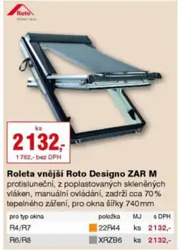 DEK Roleta vnější Roto Designo ZAR M nabídka