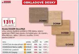 DEK Deska EGGER DecoWall nabídka