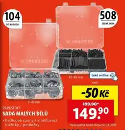 Lidl PARKSIDE SADA MALÝCH DÍLŮ nabídka